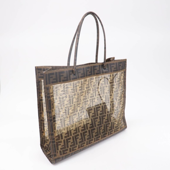 💎✨BEAUTIFUL✨💎Authentic FENDI Zucca Mesh Tote Bag - Picture 3 of 12
